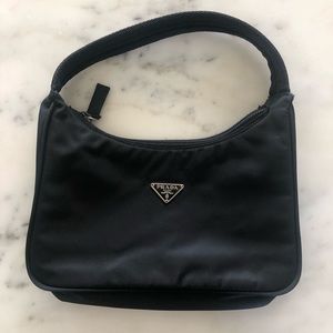 Prada Back Nylon Mini Top Handle Bag